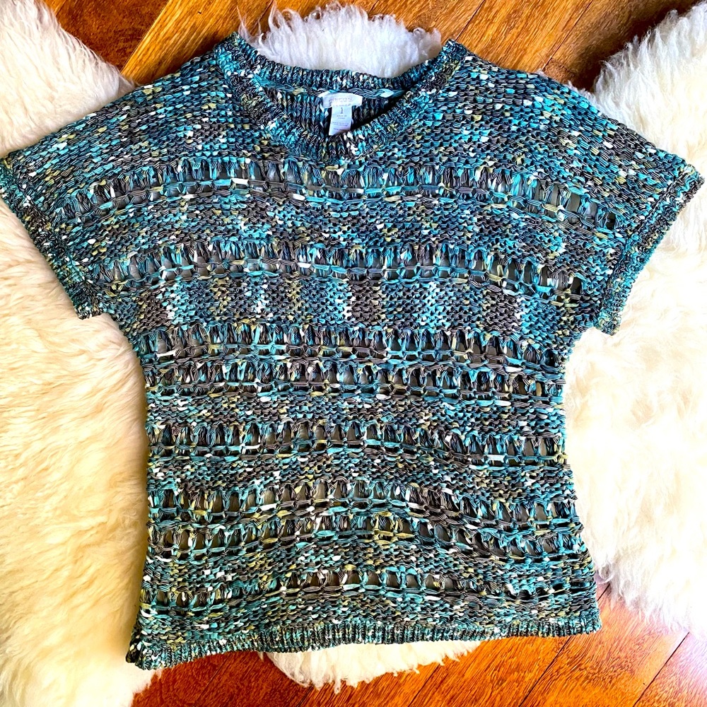 Chico’s fish net top